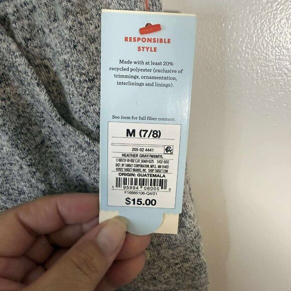 Kid's Leggings, Cat & Jack, Size Medium, Gray - Picture 4 of 10